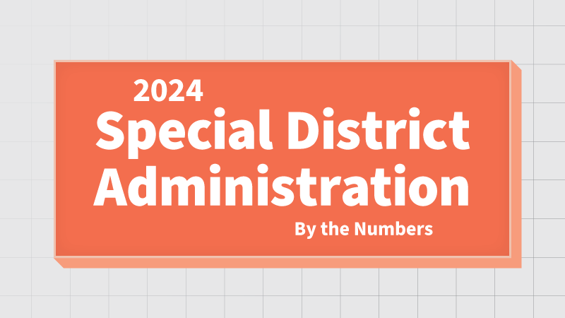 2024 Special District Administration - By the Numbers